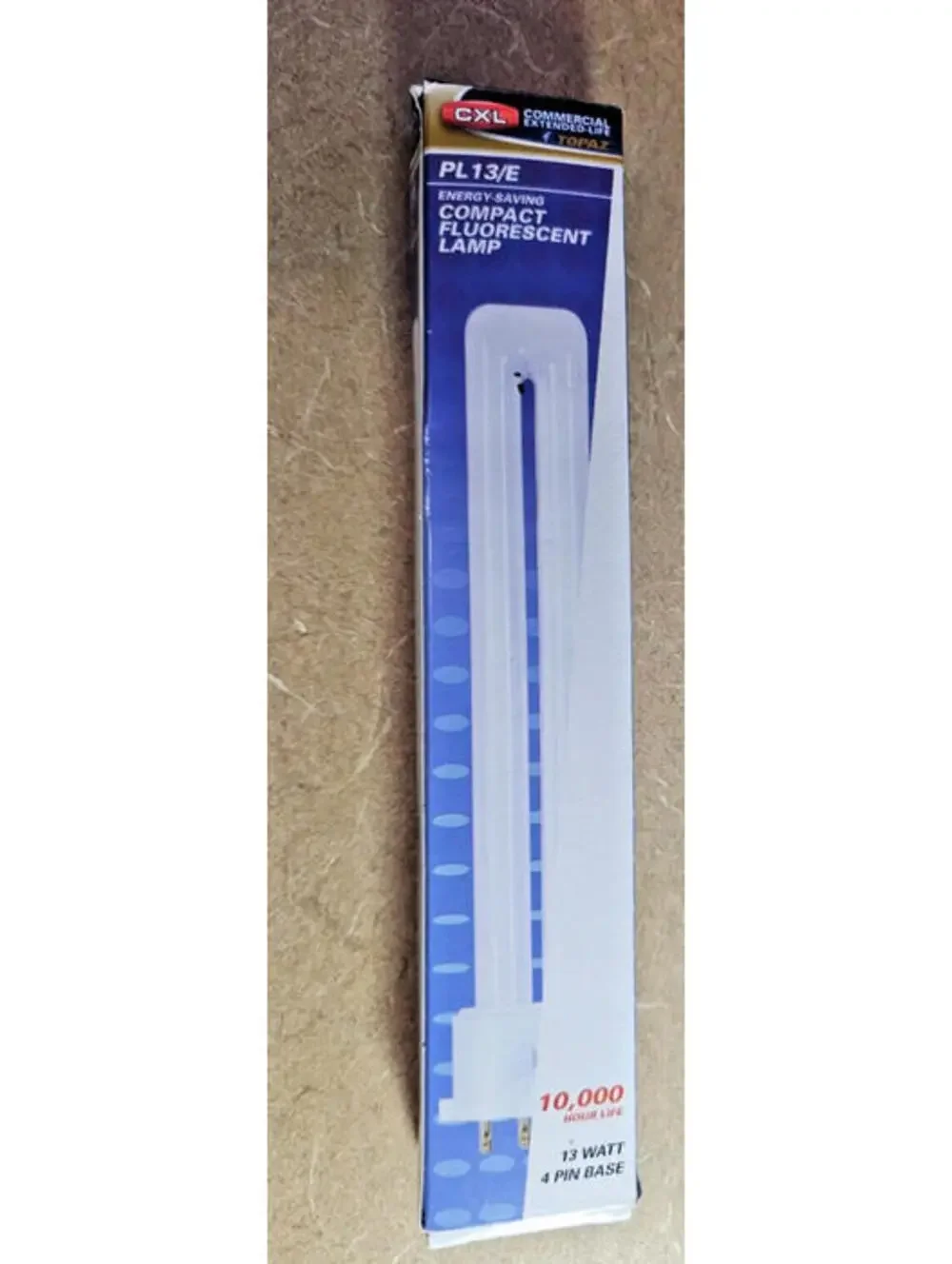 CXL PLC13/E Energy Saving Compact Fluorescent Lamp 13 Watts